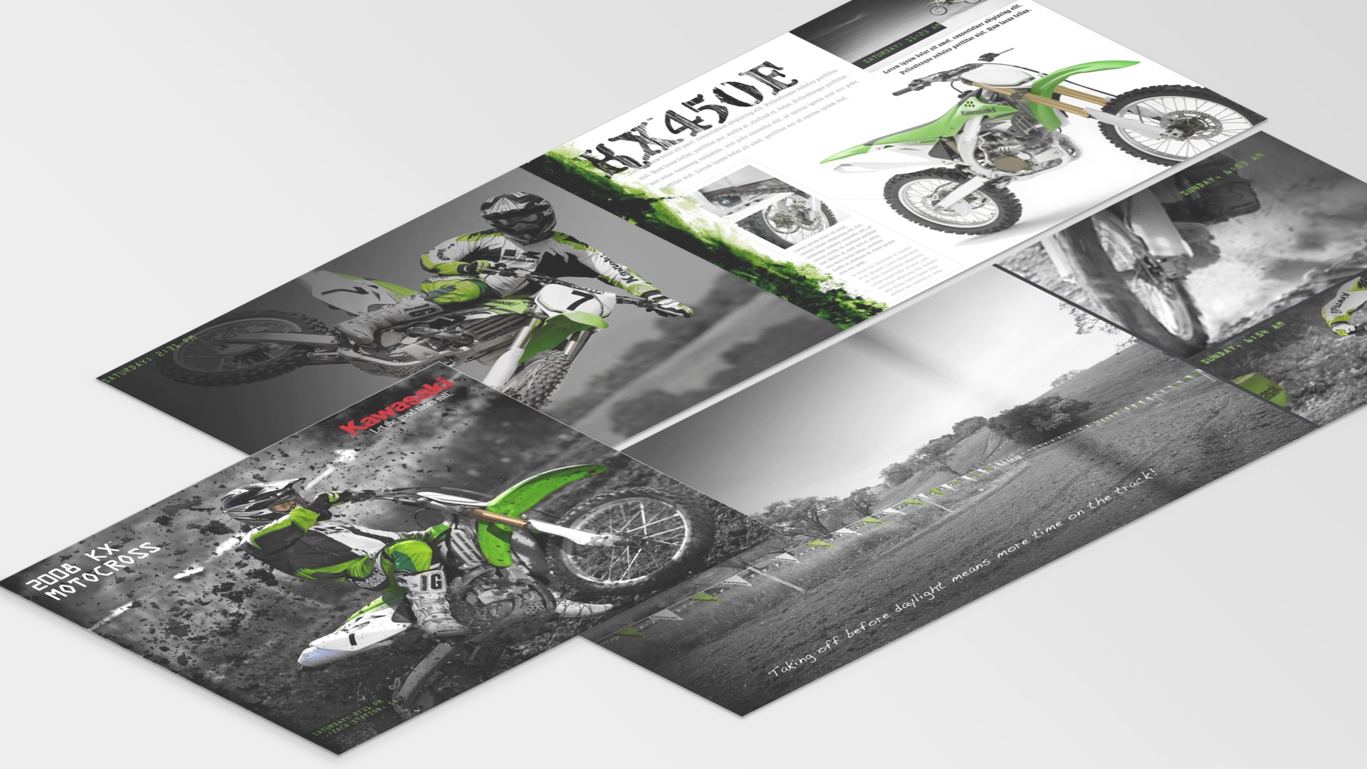 Kawasaki KX Brochures (Blog Concept)