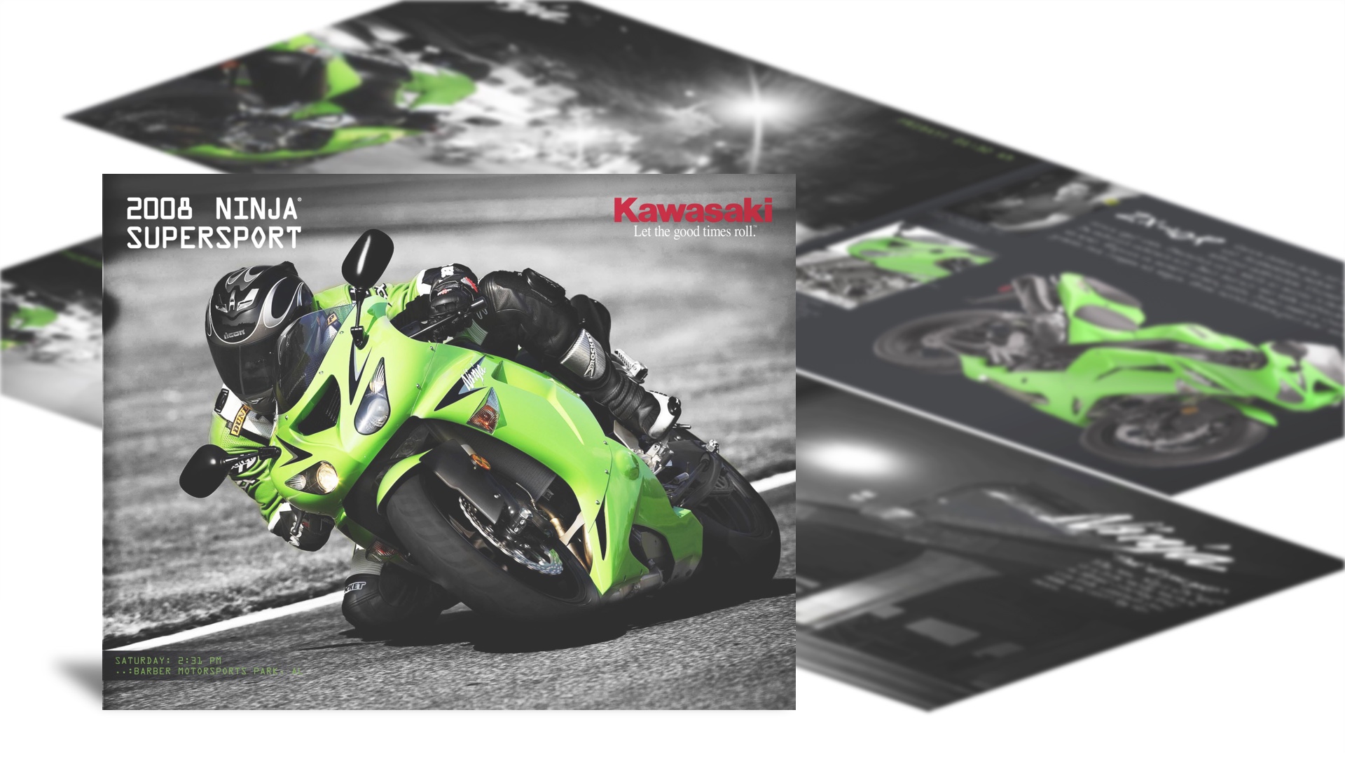 Kawasaki Ninja Brochures (Blog Concept)
