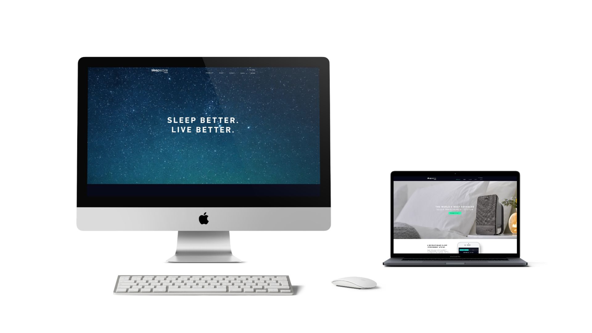 SleepScore Web Design